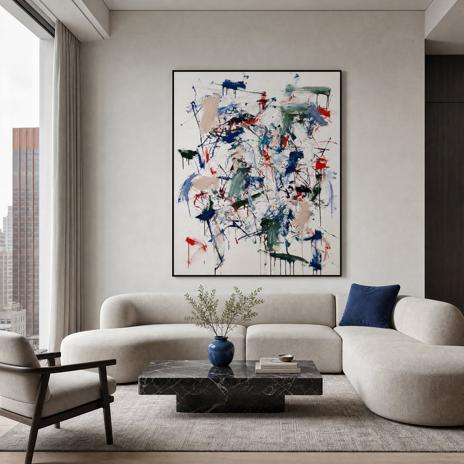 A Spontaneous Web of Color