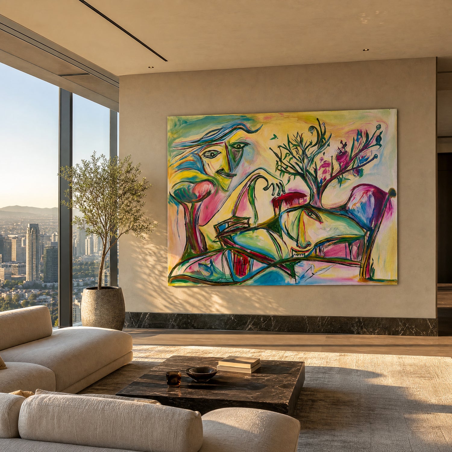 Entangled Lives in Pastel