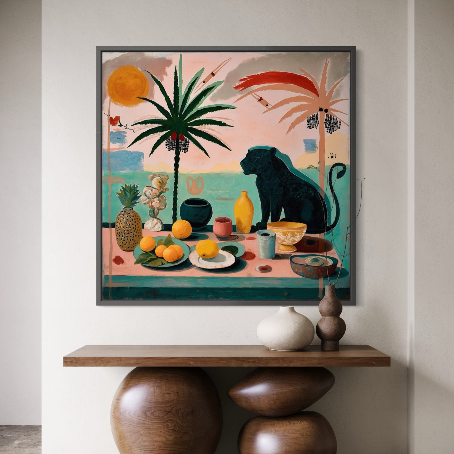 Taormina Still Life Small Format Original Painting | Figurative Still Life Mixed Media | Mofisto