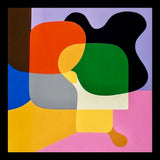 What Came First the Chicken or the Egg Original Hand-Painted Artwork | Abstract Colour Field Mixed Media on Canvas | Mofisto