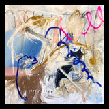 YK Beautiful Mistakes Original Hand-Painted Artwork | Abstract Expressionist Gestural Mixed Media on Canvas | Mofisto